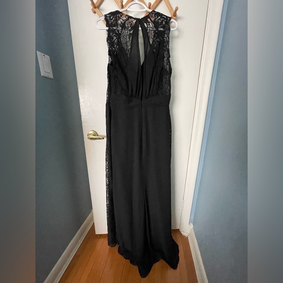 David’s Bridal Floor Length Black Gown Jim Helm Occasions)- Size 12 - Picture 2 of 7